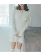 【スナイデル/SNIDEL】のカーデセットカットレースワンピース 人気、トレンドファッション・服の通販 founy(ファニー) ファッション Fashion レディースファッション WOMEN ワンピース Dress カットソー Cut And Sew カーディガン Cardigan クロップド Cropped シンプル Simple フィット Fit フリル Frills ボーダー Border レース Race エレガント 上品 Elegant thumbnail WHT[001]|ID: prp329100004558466 ipo3291000000032226590