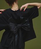 【ローズバッド/ROSE BUD】のバックリボン-T 人気、トレンドファッション・服の通販 founy(ファニー) ファッション Fashion レディースファッション WOMEN オーガンジー Organdy サテン Satin リボン Ribbon 定番 Standard thumbnail BLACK|ID: prp329100004558468 ipo3291000000032341278