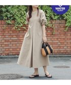 【ビーミングライフストアバイビームス/B:MING LIFE STORE by BEAMS】の撥水 タック ワンピース(S~L) 25SS 梅雨 雨の日 レイン アウトドア レジャー おでかけ リラックス 体型カバー 夏 デザイン 着映え BEIGE|ID:prp329100004558470