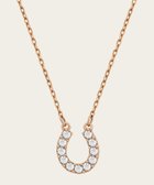 【スワロフスキー/swarovski】の【公式】【スワロフスキー】Towards ネックレス, 蹄鉄, ホワイト, ローズゴールドトーン・プレーティング ホワイト|ID: prp329100004558473 ipo3291000000032593255