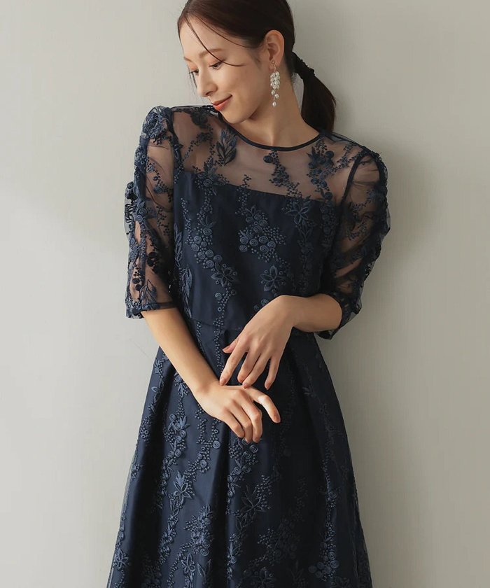 【プレフェリール/PREFERIR】の刺繍レースバックリボン結婚式パーティードレス インテリア・キッズ・メンズ・レディースファッション・服の通販 founy(ファニー) https://founy.com/ ファッション Fashion レディースファッション Fashion for Women ワンピース Dresses フォーマル・パーティードレス・結婚式用ドレス Elegant & Casual Dresses エレガント 上品 Elegant オケージョン Occasion Wear ドレス Dress, One-Piece ラベンダー Lavender リボン Ribbon, Bow レース Lace, Lace Fabric 二次会 After Party 結婚式 Wedding |ID: prp329100004558479 ipo3291000000032752753