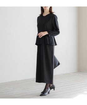 【エルーラ/Elura】の2025ceremony お悔みペプラムワンピース WEB限定 /249240 人気、トレンドファッション・服の通販 founy(ファニー) ファッション Fashion レディースファッション Fashion for Women ワンピース Dresses セレモニー Ceremony フォーマル Formal, Dressy ペプラム Peplum, Flared Hem |ID:prp329100004558491
