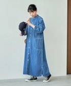 【フリークスストア/FREAK'S STORE】の別注FLARE MAXI ONEPIECE【WEB限定】 25AW 人気、トレンドファッション・服の通販 founy(ファニー) ファッション Fashion レディースファッション Fashion for Women 2025年 2025 2025-2026秋冬・A/W Autumn/Winter 2025–26 AW25–26 スペシャル Special, Limited Edition スリット Slit, Slit Detail デニム Denim, Jeans Material ボトム Bottoms, Lower Wear マキシ Maxi, Full Length マニッシュ Mannish, Boyish 別注 Limited Edition, Custom Order 羽織 Haori, Light Jacket thumbnail ブルー(濃色USED)|ID: prp329100004558504 ipo3291000000034010673