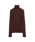 【トゥモローランド/TOMORROWLAND】のコットンシルクリブ タートルネックプルオーバー 人気、トレンドファッション・服の通販 founy(ファニー) ファッション Fashion レディースファッション Fashion for Women トップス・カットソー Cut & Sew Tops カジュアルプルオーバー・ニットトップス Pullovers & Knit Tops / Casual Pullovers タートルネック・ハイネックトップス Turtlenecks & High-Neck Tops シルク Silk, 100% Silk スリット Slit, Slit Detail タートルネック Turtleneck, High Neck トレンド Trend, Trending Now フィット Fit, Slim Fit 今季 This Season, Current Season thumbnail 49 ダークブラウン|ID: prp329100004558540 ipo3291000000034581194
