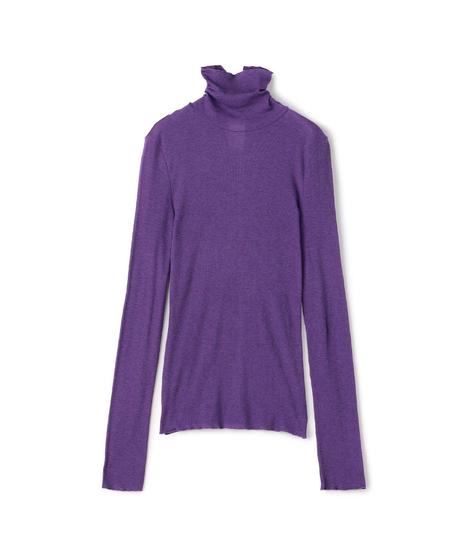 【トゥモローランド/TOMORROWLAND】のコットンシルクリブ タートルネックプルオーバー インテリア・キッズ・メンズ・レディースファッション・服の通販 founy(ファニー) ファッション Fashion レディースファッション Fashion for Women トップス・カットソー Cut & Sew Tops カジュアルプルオーバー・ニットトップス Pullovers & Knit Tops / Casual Pullovers タートルネック・ハイネックトップス Turtlenecks & High-Neck Tops シルク Silk, 100% Silk スリット Slit, Slit Detail タートルネック Turtleneck, High Neck トレンド Trend, Trending Now フィット Fit, Slim Fit 今季 This Season, Current Season 75 パープル|ID: prp329100004558540 ipo3291000000034581202