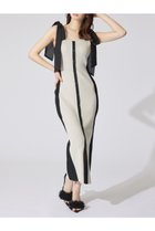 【リエンダ/rienda】のバイカラーリボンワンピース 人気、トレンドファッション・服の通販 founy(ファニー) ファッション Fashion レディースファッション WOMEN ワンピース Dress おすすめ Recommend サンダル Sandals シフォン Chiffon ショルダー Shoulder スニーカー Sneakers フェミニン Feminine ミュール Mule リボン Ribbon 再入荷 Restock/Back In Stock/Re Arrival 羽織 Haori thumbnail BEG|ID: prp329100004558549 ipo3291000000032227318