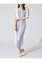 【リエンダ/rienda】のバイカラーリボンワンピース 人気、トレンドファッション・服の通販 founy(ファニー) ファッション Fashion レディースファッション WOMEN ワンピース Dress おすすめ Recommend サンダル Sandals シフォン Chiffon ショルダー Shoulder スニーカー Sneakers フェミニン Feminine ミュール Mule リボン Ribbon 再入荷 Restock/Back In Stock/Re Arrival 羽織 Haori thumbnail BLU|ID: prp329100004558549 ipo3291000000032227319