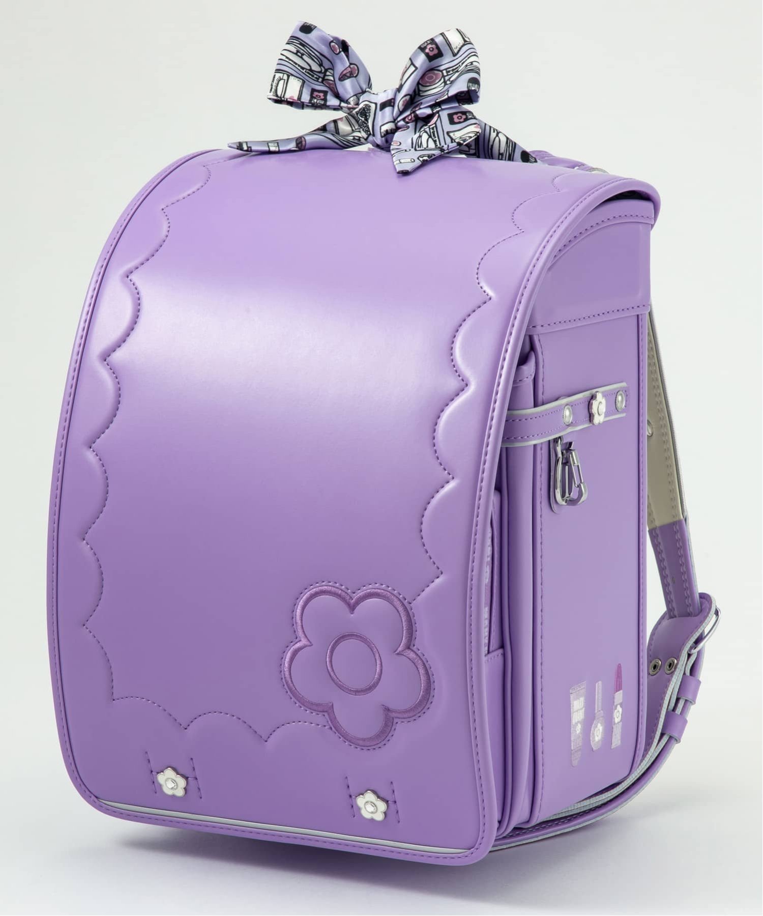 【シフォン/SHIFFON / KIDS】のデコレーションミニフラワーランドセル【即納】 インテリア・キッズ・メンズ・レディースファッション・服の通販 founy(ファニー) 　ファッション　Fashion　キッズファッション　KIDS　クッション　Cushion　巾着　Purse　抗菌　Antibacterial　スカーフ　Scarf　ダメージ　Damage　フィット　Fit　フラット　Flat　フラワー　Flower　プリント　Print　プレート　Plate　ポケット　Pocket　ポーチ　Pouch　ミニスカート　Mini Skirt　ラウンド　Round　リップ　Lip　lavender|ID: prp329100004558563 ipo3291000000032326591