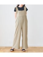 【コカ/coca / KIDS】のキッズ ガールズ 親子お揃いシボシャーリングフリルオールインワン Lt.beige|ID: prp329100004558603 ipo3291000000032710421