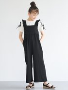 【コカ/coca / KIDS】のキッズ ガールズ 親子お揃いシボシャーリングフリルオールインワン Black|ID: prp329100004558603 ipo3291000000032710422
