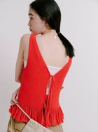 【ミースロエ/MIESROHE】の2WAYシアーストライプペプラムトップス 人気、トレンドファッション・服の通販 founy(ファニー) ファッション Fashion レディースファッション Ladies' Fashion Online トップス・カットソー Tops/Tshirt シアー Sheer ストライプ Stripe ペプラム Peplum エレガント 上品 Elegant thumbnail RED[046]|ID: prp329100004558609 ipo3291000000032689680