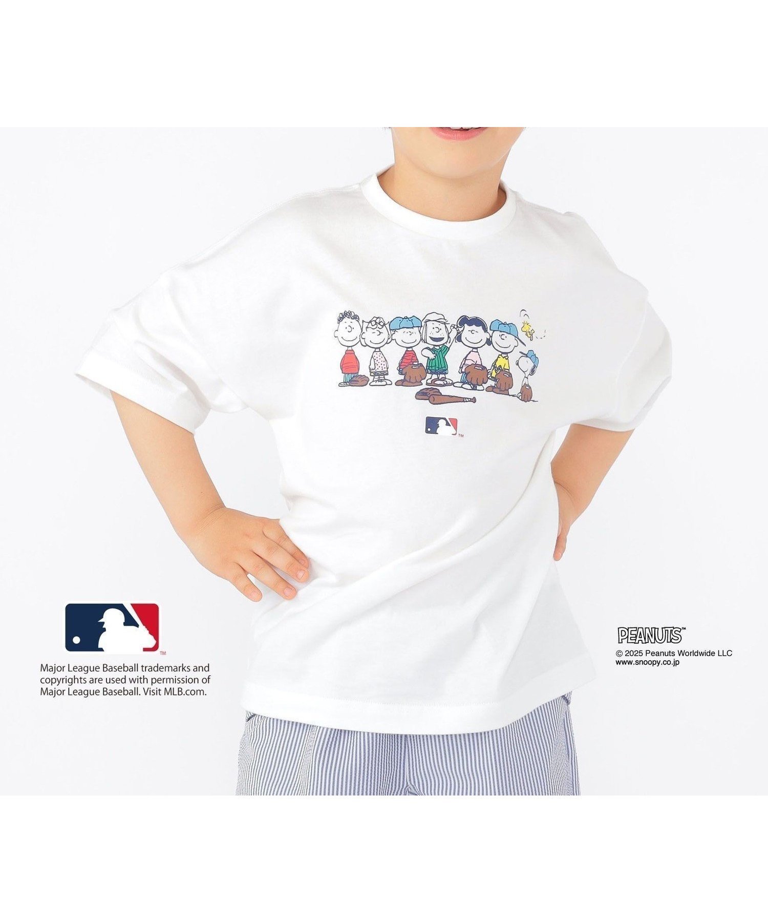 【シップス/SHIPS / KIDS】のSHIPS KIDS 100~125cm / PEANUTS*MLB プリント Tシャツ インテリア・キッズ・メンズ・レディースファッション・服の通販 founy(ファニー) 　ファッション　Fashion　キッズファッション　Fashion for Kids　アメリカン　American Style　キャラクター　Character, Licensed Characters　グラフィック　Graphic, Graphic Design　コラボ　Collaboration, Collab　ショルダー　Shoulder, Shoulder Strap　スペシャル　Special, Limited Edition　スポーツ　Sports, Activewear　ドロップ　Drop Shoulder, Dropped Style　プリント　Print, Printed Pattern　おすすめ　Recommended / Our Picks　ギフト プレゼント　Gift / Present　オフホワイト|ID: prp329100004558621 ipo3291000000032996944