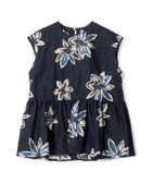 【トゥモローランド/TOMORROWLAND】のアイレットプルメリア ペプラムブラウス 人気、トレンドファッション・服の通販 founy(ファニー) ファッション Fashion レディースファッション Fashion for Women トップス・カットソー Cut & Sew Tops シャツ・ブラウス・オフィスカジュアル Elegant Blouses & Button-Ups おすすめ Recommended / Our Picks アイレット Eyelet Lace テクスチャー Texture, Textured Fabric バランス Balance, Style Balance フェミニン Feminine, Girly プリント Print, Printed Pattern ペプラム Peplum, Flared Hem モチーフ Motif, Design Theme ワイド Wide, Wide Fit エレガント 上品 Elegant thumbnail 68 ネイビー系|ID: prp329100004558655 ipo3291000000033091570
