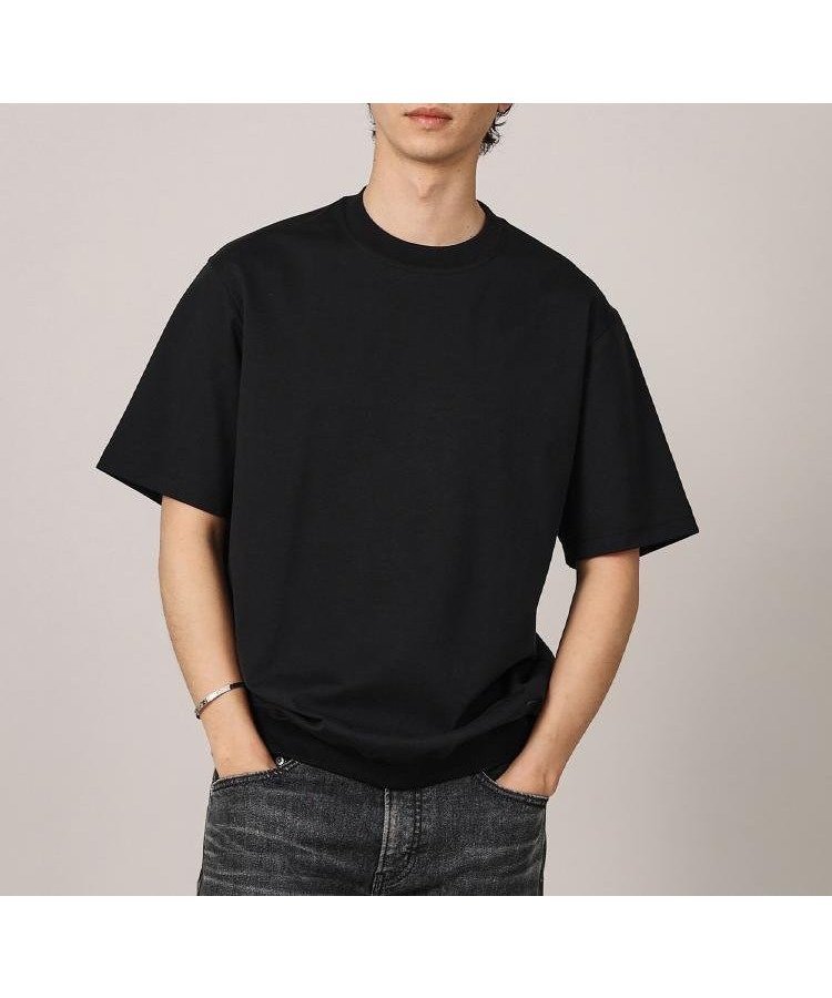 【タケオキクチ/TAKEO KIKUCHI / MEN】の【抗菌防臭/5サイズ展開】ハイゲージポンチ Tシャツ インテリア・キッズ・メンズ・レディースファッション・服の通販 founy(ファニー) 　ファッション　Fashion　メンズファッション　Men's Style Online　カットソー　Cut And Sew　抗菌　Antibacterial　シルケット　Mercerization　シンプル　Simple　フィット　Fit　ベーシック　Basic　リラックス　Relax　おすすめ　Recommend　夏　Summer　エレガント 上品　Elegant　ブラック|ID: prp329100004558671 ipo3291000000032559315