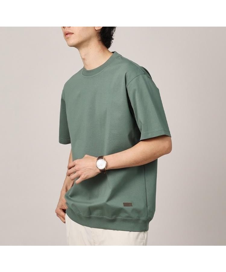 【タケオキクチ/TAKEO KIKUCHI / MEN】の【抗菌防臭/5サイズ展開】ハイゲージポンチ Tシャツ インテリア・キッズ・メンズ・レディースファッション・服の通販 founy(ファニー) 　ファッション　Fashion　メンズファッション　Men's Style Online　カットソー　Cut And Sew　抗菌　Antibacterial　シルケット　Mercerization　シンプル　Simple　フィット　Fit　ベーシック　Basic　リラックス　Relax　おすすめ　Recommend　夏　Summer　エレガント 上品　Elegant　オリーブグリーン|ID: prp329100004558671 ipo3291000000032559319