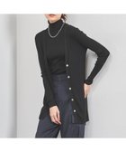 【ユナイテッドアローズ/UNITED ARROWS】のシルクリブ Vネック ロングカーディガン 人気、トレンドファッション・服の通販 founy(ファニー) ファッション Fashion レディースファッション Fashion for Women トップス・カットソー Cut & Sew Tops カーディガン・羽織り Layered Style Cardigans Vネックトップス V-Neck Tops / V-Cut Neckline Shirts カーディガン Cardigan, Knitwear シルク Silk, 100% Silk スリム Slim, Slim Fit タイトスカート Pencil Skirt, Tight Skirt タートルネック Turtleneck, High Neck フィット Fit, Slim Fit ロング Long, Long-Length thumbnail BLACK|ID: prp329100004558709 ipo3291000000033448333