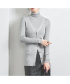 【ユナイテッドアローズ/UNITED ARROWS】のシルクリブ Vネック ロングカーディガン 人気、トレンドファッション・服の通販 founy(ファニー) ファッション Fashion レディースファッション Fashion for Women トップス・カットソー Cut & Sew Tops カーディガン・羽織り Layered Style Cardigans Vネックトップス V-Neck Tops / V-Cut Neckline Shirts カーディガン Cardigan, Knitwear シルク Silk, 100% Silk スリム Slim, Slim Fit タイトスカート Pencil Skirt, Tight Skirt タートルネック Turtleneck, High Neck フィット Fit, Slim Fit ロング Long, Long-Length thumbnail LT.GRAY|ID: prp329100004558709 ipo3291000000033448334