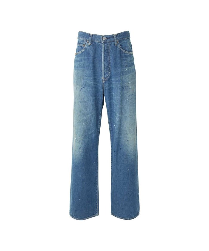 【ヒステリックグラマー/HYSTERIC GLAMOUR / MEN】のWAP加工 バギーストレートデニムパンツ インテリア・キッズ・メンズ・レディースファッション・服の通販 founy(ファニー) https://founy.com/ ファッション Fashion メンズファッション Fashion for Men ボトムス Bottoms デニムパンツ・ジーンズ Denim Pants フィット Fit, Slim Fit ワイド Wide, Wide Fit ワーク Workwear, Utility Style ヴィンテージ Vintage Style |ID: prp329100004558734 ipo3291000000033406342