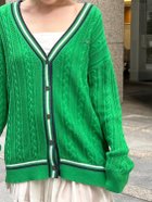【スナイデル/SNIDEL】のLACOSTE/ニットカーディガン 人気、トレンドファッション・服の通販 founy(ファニー) ファッション Fashion レディースファッション WOMEN トップス・カットソー Tops/Tshirt ニット Knit Tops カーディガン Cardigans 春 Spring カーディガン Cardigan クラシカル Classical ストレート Straight スポーツ Sports トレンド Trend 人気 Popularity パステル Pastel フォーマル Formal S/S・春夏 Ss・Spring/Summer おすすめ Recommend 夏 Summer thumbnail GRN[024]|ID: prp329100004558743 ipo3291000000032302039