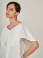 【スタイリング/styling】のケープカラーノースリーブシャツ WHT[001]|ID: prp329100004558790 ipo3291000000032759957