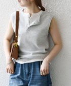 【シップス フォー ウィメン/SHIPS】のSHIPS any 洗濯機可能 ワッフル ヘンリーネック 2WAY ノースリーブ TEE 人気、トレンドファッション・服の通販 founy(ファニー) ファッション Fashion レディースファッション Fashion for Women トップス・カットソー Cut & Sew Tops キャミソール&ノースリーブ Camisoles & Sleeveless Tops インナー Innerwear 洗える Machine Washable キャミワンピース Cami Dress, Slip Dress シンプル Simple, Minimal タンク Tank Top, Sleeveless Top ノースリーブ Sleeveless, No-Sleeve 人気 Popular, Best Seller ワッフル Waffle, Waffle Knit 2025年 2025 2025春夏・S/S Spring/Summer 2025 SS25 thumbnail ライトグレー|ID: prp329100004558795 ipo3291000000033467012