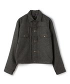 【トゥモローランド/TOMORROWLAND / MEN】の【別注】Wrangler 111MJ ウールフランネル ブルゾン FOX BROTHERS 17 チャコールグレー|ID: prp329100004558797 ipo3291000000032657170