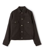 【トゥモローランド/TOMORROWLAND / MEN】の【別注】Wrangler 111MJ ウールフランネル ブルゾン FOX BROTHERS 49 ダークブラウン|ID: prp329100004558797 ipo3291000000032657172