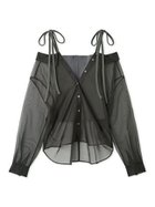 【フレイ アイディー/FRAY I.D】のショルダーリボンニットレイヤードシャツ 人気、トレンドファッション・服の通販 founy(ファニー) ファッション Fashion レディースファッション WOMEN トップス・カットソー Tops/Tshirt ニット Knit Tops シャツ/ブラウス Shirts/Blouses おすすめ Recommend インナー Inner オフショル Off Shoulder オフショルダー Off Shoulder キャミ Cami キャミソール Camisole シアー Sheer ドッキング Docking ラップ Wrap リブニット Rib Knit リボン Ribbon ループ Loop ワンポイント One Point 人気 Popularity 定番 Standard thumbnail GRY[006]|ID: prp329100004558813 ipo3291000000032230116