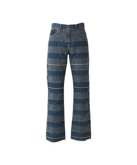 【ヒステリックグラマー/HYSTERIC GLAMOUR / MEN】のスクラッチフレアデニムパンツ 人気、トレンドファッション・服の通販 founy(ファニー) ファッション Fashion メンズファッション Fashion for Men ボトムス Bottoms デニムパンツ・ジーンズ Denim Pants おすすめ Recommended / Our Picks シンプル Simple, Minimal バランス Balance, Style Balance パッチワーク Patchwork, Mixed Fabric ポケット Pocket, Pocket Detail |ID:prp329100004558836
