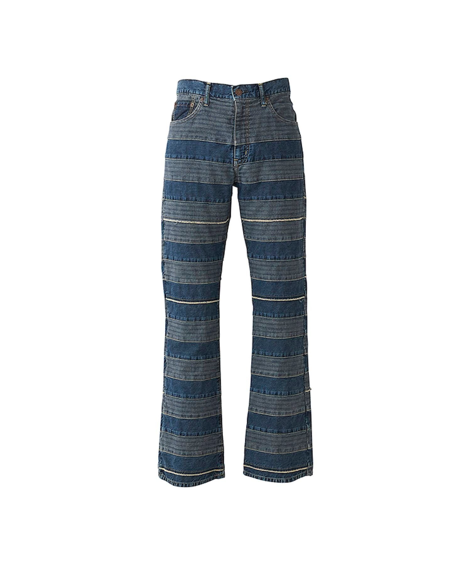 【ヒステリックグラマー/HYSTERIC GLAMOUR / MEN】のスクラッチフレアデニムパンツ 人気、トレンドファッション・服の通販 founy(ファニー) 　ファッション　Fashion　メンズファッション　Fashion for Men　ボトムス　Bottoms　デニムパンツ・ジーンズ　Denim Pants　おすすめ　Recommended / Our Picks　シンプル　Simple, Minimal　バランス　Balance, Style Balance　パッチワーク　Patchwork, Mixed Fabric　ポケット　Pocket, Pocket Detail　 other-1|ID: prp329100004558836 ipo3291000000032987737