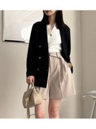 【フレイ アイディー/FRAY I.D】のダブルテーラードジャケット 人気、トレンドファッション・服の通販 founy(ファニー) ファッション Fashion レディースファッション WOMEN アウター Coat Outerwear ジャケット Jackets テーラードジャケット Tailored Jackets ジャケット Jacket スマート Smart チェーン Chain ドット Dot メタル Metal リネン Linen エレガント 上品 Elegant 夏 Summer 春 Spring S/S・春夏 Ss・Spring/Summer 雑誌 Magazine thumbnail NVY[089]|ID: prp329100004558851 ipo3291000000032230426