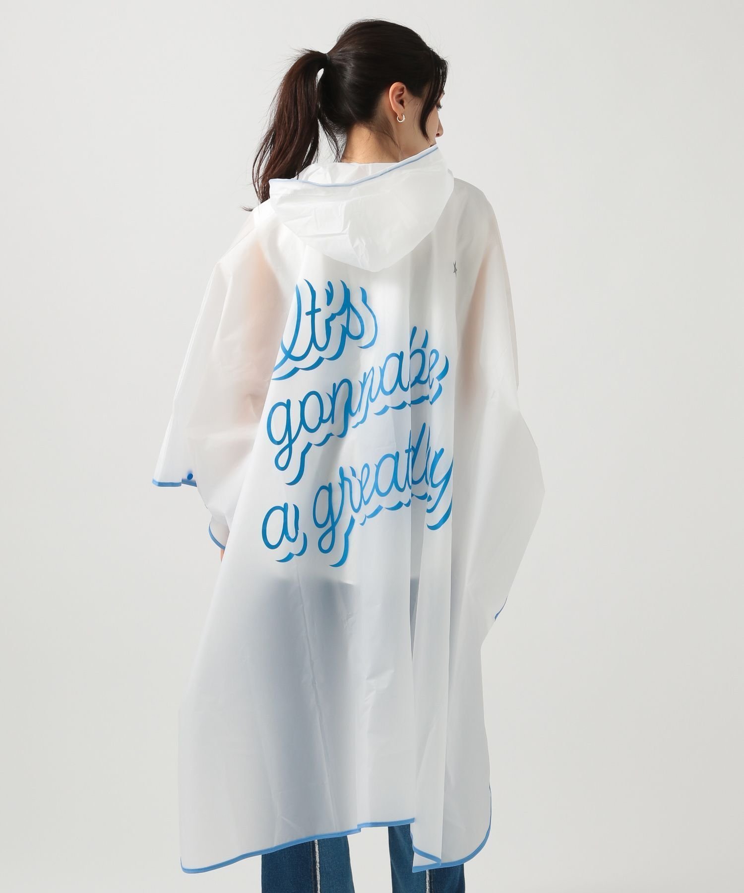 【ベイフロー/BAYFLOW】の自転車に乗りやすい BFTYPOポンチョ 人気、トレンドファッション・服の通販 founy(ファニー) 　ファッション　Fashion　レディースファッション　WOMEN　アウター　Coat Outerwear　ポンチョ　Ponchos　ネオン　Neon　プリント　Print　ポンチョ　Poncho　 other-1|ID: prp329100004558916 ipo3291000000032295861