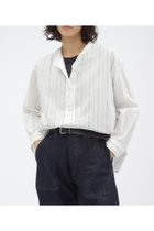 【マーガレットハウエル/MARGARET HOWELL】のGRAPHIC COTTON STRIPE 人気、トレンドファッション・服の通販 founy(ファニー) ファッション Fashion レディースファッション Fashion for Women キャラクター Character, Licensed Characters シンプル Simple, Minimal ストライプ Stripe, Striped Pattern thumbnail WHITE|ID: prp329100004558922 ipo3291000000033600703
