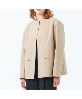 【マッキントッシュ フィロソフィー/MACKINTOSH PHILOSOPHY】のレインウェザークロスノーカラーミドルジャケット 人気、トレンドファッション・服の通販 founy(ファニー) ファッション Fashion レディースファッション WOMEN アウター Coat Outerwear ジャケット Jackets おすすめ Recommend カーディガン Cardigan ジャケット Jacket ドロップ Drop ボックス Box ミドル Middle エレガント 上品 Elegant 別注 Special Order 春 Spring 秋 Autumn/Fall |ID:prp329100004559004