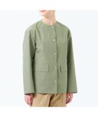 【マッキントッシュ フィロソフィー/MACKINTOSH PHILOSOPHY】のレインウェザークロスノーカラーミドルジャケット 人気、トレンドファッション・服の通販 founy(ファニー) ファッション Fashion レディースファッション WOMEN アウター Coat Outerwear ジャケット Jackets おすすめ Recommend カーディガン Cardigan ジャケット Jacket ドロップ Drop ボックス Box ミドル Middle エレガント 上品 Elegant 別注 Special Order 春 Spring 秋 Autumn/Fall thumbnail カーキ|ID: prp329100004559004 ipo3291000000032295476