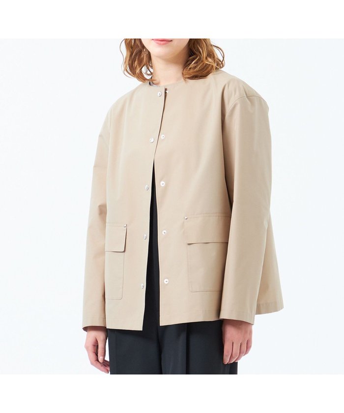 【マッキントッシュ フィロソフィー/MACKINTOSH PHILOSOPHY】のレインウェザークロスノーカラーミドルジャケット インテリア・キッズ・メンズ・レディースファッション・服の通販 founy(ファニー) https://founy.com/ ファッション Fashion レディースファッション Ladies' Fashion Online アウター Coat Outerwear ジャケット Jackets おすすめ Recommend カーディガン Cardigan ジャケット Jacket ドロップ Drop ボックス Box ミドル Middle エレガント 上品 Elegant 別注 Special Order 春 Spring 秋 Autumn/Fall |ID: prp329100004559004 ipo3291000000032609906