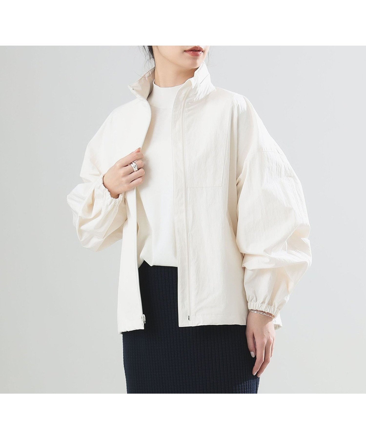 【デミルクス ビームス/Demi-Luxe BEAMS】の【6/25新規値下げ】AK+1 / ミニリップストップ フード ブルゾン インテリア・キッズ・メンズ・レディースファッション・服の通販 founy(ファニー) 　ファッション　Fashion　レディースファッション　Fashion for Women　アウター　Coat / Outerwear Collection　ブルゾンジャケット・スポーティアウター　Blouson Jackets　スニーカー　Sneakers, Trainers　スポーティ　Sporty, Casual Athletic　スリーブ　Sleeve, Long Sleeve / Short Sleeve　タフタ　Taffeta, Structured Fabric　デニム　Denim, Jeans Material　ドローコード　Drawcord, Drawstring Cord　フレア　Flare, Flared　フロント　Front, Front Design　ブルゾン　Blouson, Bomber Jacket　メッシュ　Mesh, Net Fabric　リップ　Lip, Lip Motif　ワイド　Wide, Wide Fit　おすすめ　Recommended / Our Picks　OFF_WHITE|ID: prp329100004559013 ipo3291000000032744963