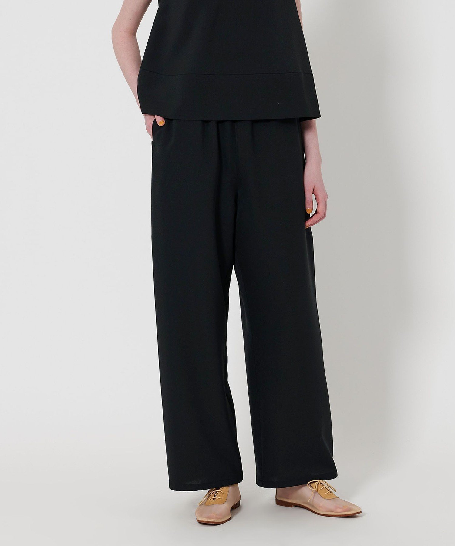 【ビューティ&ユース ユナイテッドアローズ/BEAUTY&YOUTH / UNITED ARROWS】のSteven Alan ドローコード イージー パンツ インテリア・キッズ・メンズ・レディースファッション・服の通販 founy(ファニー) 　ファッション　Fashion　レディースファッション　Fashion for Women　パンツ　Pants & Trousers　ドローコード　Drawcord, Drawstring Cord　ベーシック　Basic, Essential　エレガント 上品　Elegant　夏　Summer　BLACK|ID: prp329100004559029 ipo3291000000032715248