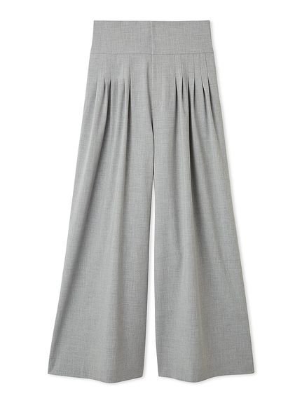 【フレイ アイディー/FRAY I.D】の【00サイズ】ハイウエストタックワイドパンツ/ウォッシャブル インテリア・キッズ・メンズ・レディースファッション・服の通販 founy(ファニー) 　ファッション　Fashion　レディースファッション　WOMEN　パンツ　Pants　ウォッシャブル　Washable　フロント　Front　ワイド　Wide　夏　Summer　GRY[006]|ID: prp329100004559032 ipo3291000000032250637