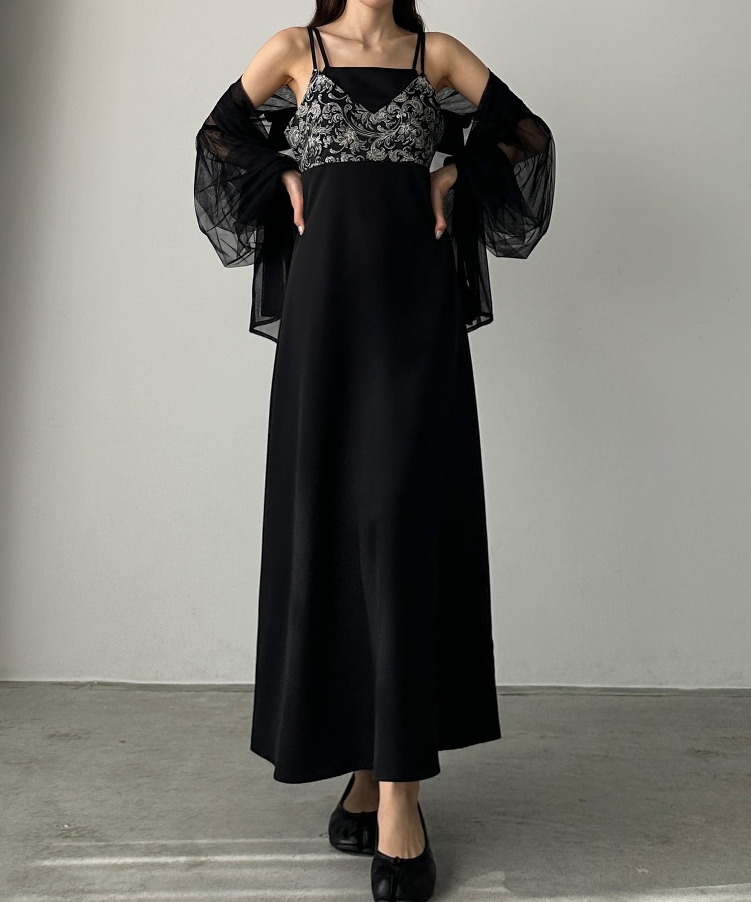 【ジュノア/JUNOAH】のLouere ジャガードキャミワンピース 人気、トレンドファッション・服の通販 founy(ファニー) 　ファッション　Fashion　レディースファッション　WOMEN　ワンピース　Dress　キャミワンピース　No Sleeve Dresses　 other-1|ID: prp329100004559373 ipo3291000000032235127