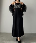 【ジュノア/JUNOAH】のLouere ジャガードキャミワンピース ブラックA|ID: prp329100004559373 ipo3291000000032235131