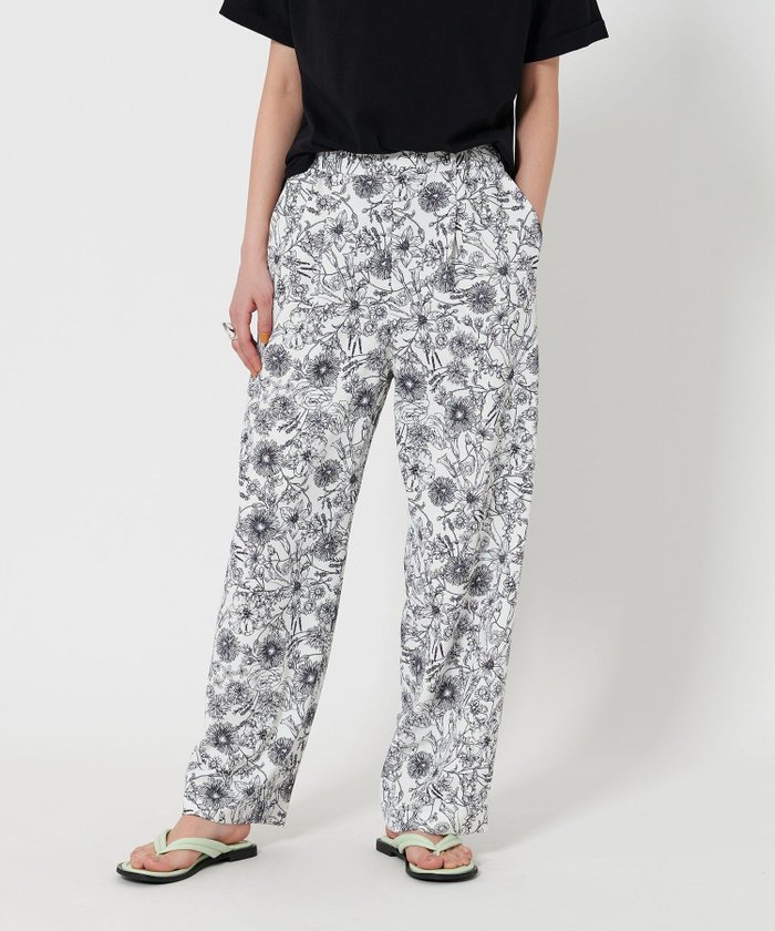 【ビューティ&ユース ユナイテッドアローズ/BEAUTY&YOUTH / UNITED ARROWS】の【WEB限定/日比谷花壇コラボアイテム】フラワープリント イージーパンツ -ウォッシャブル- インテリア・キッズ・メンズ・レディースファッション・服の通販 founy(ファニー) https://founy.com/ ファッション Fashion レディースファッション Fashion for Women パンツ Pants & Trousers ウォッシャブル Machine Washable グラフィック Graphic, Graphic Design サマー Summer, Summer Style シンプル Simple, Minimal ジョーゼット Georgette, Semi-Sheer Fabric タンク Tank Top, Sleeveless Top フラワー Flower, Floral プリント Print, Printed Pattern おすすめ Recommended / Our Picks 夏 Summer |ID: prp329100004559378 ipo3291000000032741070