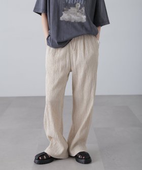 【フリーズマート/FREE'S MART】の楊柳リラックスストレートパンツ 人気、トレンドファッション・服の通販 founy(ファニー) ファッション Fashion レディースファッション WOMEN パンツ Pants タンク Tank フリル Frills メランジ Melange リラックス Relax ワイド Wide 羽織 Haori |ID:prp329100004559387
