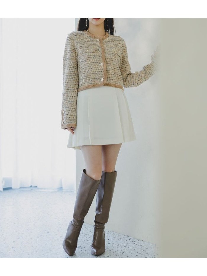 【スナイデル/SNIDEL】のプリーツミニスカショーパン インテリア・キッズ・メンズ・レディースファッション・服の通販 founy(ファニー) https://founy.com/ ファッション Fashion レディースファッション Fashion for Women おすすめ Recommended / Our Picks ストレッチ Stretch, Stretchy Fabric ツイル Twist, Twisted Detail バランス Balance, Style Balance メタル Metal, Metal Parts モチーフ Motif, Design Theme エレガント 上品 Elegant 今季 This Season, Current Season |ID: prp329100004559390 ipo3291000000032715240