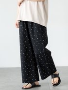 【テチチ/Te chichi】の綿麻柄アソートパンツ 人気、トレンドファッション・服の通販 founy(ファニー) ファッション Fashion レディースファッション WOMEN パンツ Pants thumbnail ブラック|ID: prp329100004559393 ipo3291000000032235288