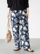 【テチチ/Te chichi】の綿麻柄アソートパンツ 人気、トレンドファッション・服の通販 founy(ファニー) ファッション Fashion レディースファッション WOMEN パンツ Pants thumbnail ネイビー|ID: prp329100004559393 ipo3291000000032235289