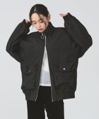 【ビームス ウイメン/BEAMS】のジャカード ナカワタ スタンドカラー ブルゾン 25SS 春 春アウター スプリングコート BLACK|ID: prp329100004559413 ipo3291000000032235401