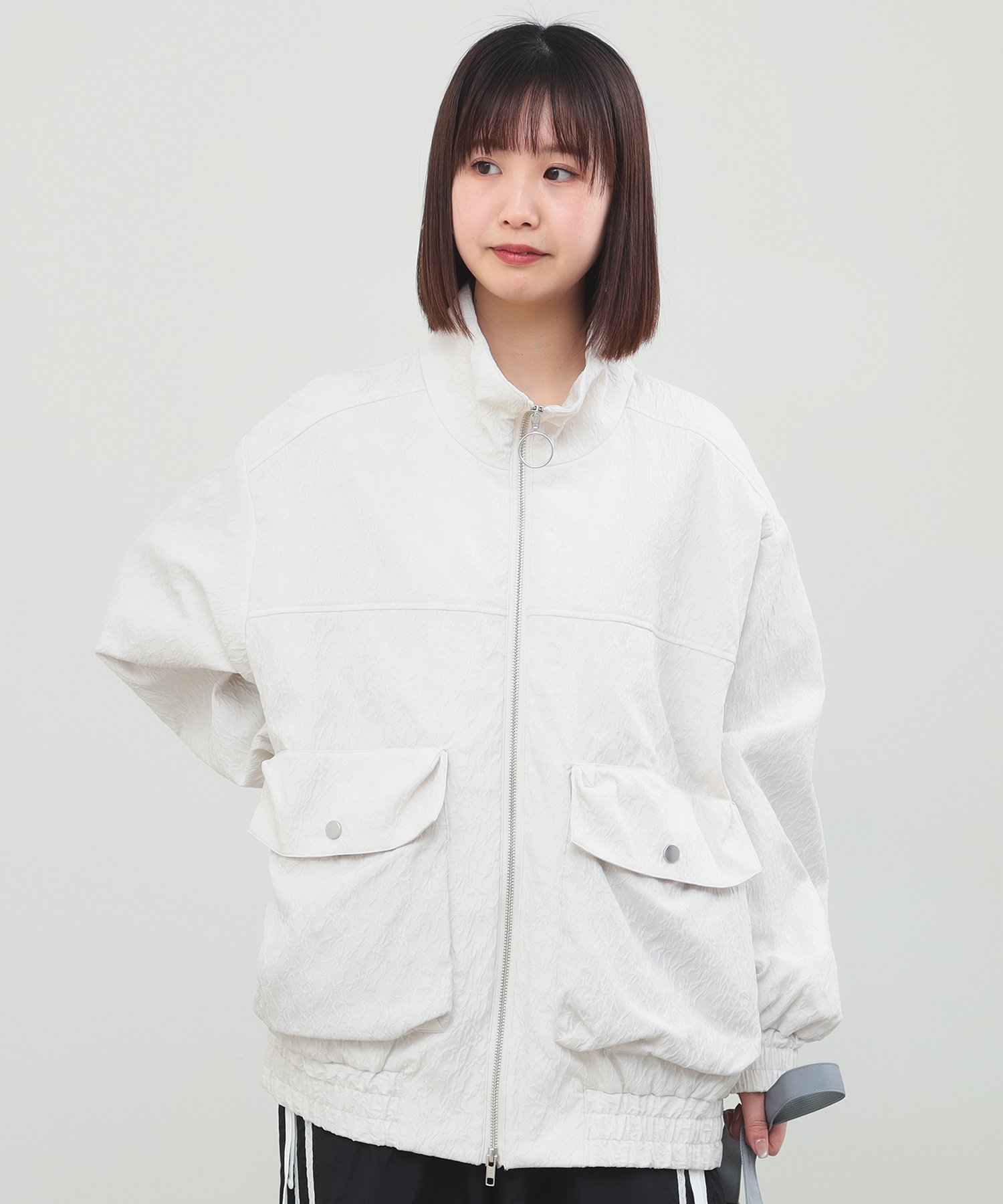 【ビームス ウイメン/BEAMS】のジャカード ナカワタ スタンドカラー ブルゾン 25SS 春 春アウター スプリングコート インテリア・キッズ・メンズ・レディースファッション・服の通販 founy(ファニー) 　ファッション　Fashion　レディースファッション　WOMEN　アウター　Coat Outerwear　コート　Coats　ブルゾン　Blouson/Jackets　インナー　Inner　春　Spring　ジップ　Zip　ジャカード　Jacquard　スタンド　Stand　スラックス　Slacks　デニム　Denim　バランス　Balance　フェミニン　Feminine　ブルゾン　Blouson　ポケット　Pocket　おすすめ　Recommend　2025年　2025　2025春夏・S/S　Ss,Spring/Summer,2025　IVORY|ID: prp329100004559413 ipo3291000000032235407