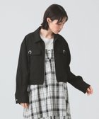 【ビームス ウイメン/BEAMS】のハトメフラップ ブルゾン BLACK|ID: prp329100004559418 ipo3291000000032235427