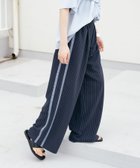 【ケービーエフ/KBF / URBAN RESEARCH】のストライプラインイージーパンツ 人気、トレンドファッション・服の通販 founy(ファニー) ファッション Fashion レディースファッション WOMEN パンツ Pants 2025年 2025 2025春夏・S/S Ss,Spring/Summer,2025 ストライプ Stripe リラックス Relax ワイド Wide エレガント 上品 Elegant 夏 Summer S/S・春夏 Ss・Spring/Summer thumbnail NAVY|ID: prp329100004559420 ipo3291000000032235438